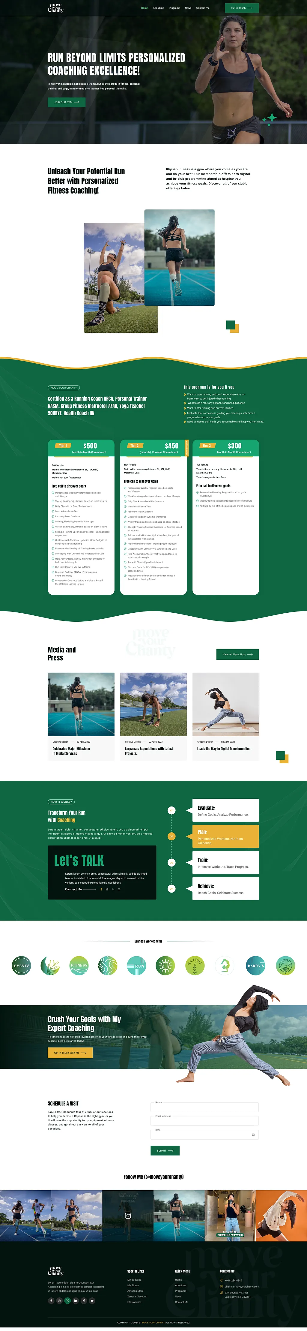Fitness-Coach-Homepage